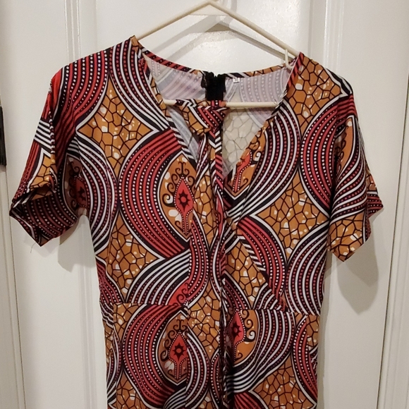 African print jumpsuit - Picture 2 of 4